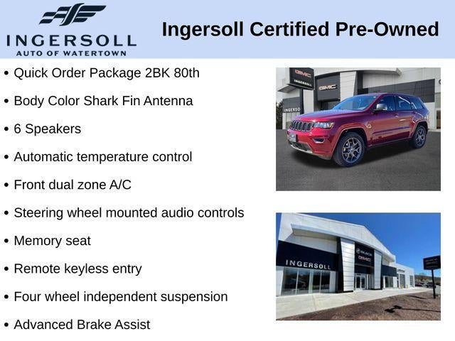 2021 Jeep Grand Cherokee 80th Anniversary