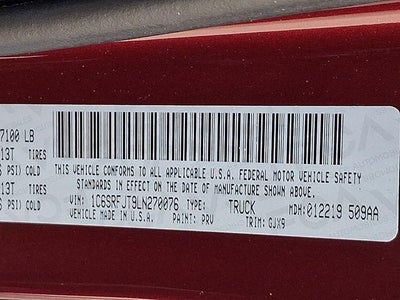2020 RAM 1500 Laramie
