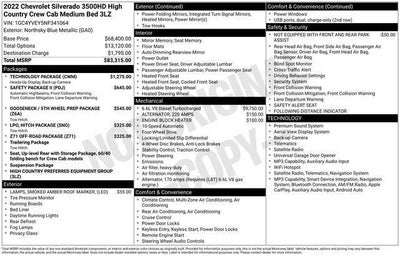2022 Chevrolet Silverado 3500 HD High Country