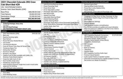 2021 Chevrolet Colorado 4WD ZR2