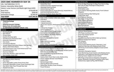 2025 GMC HUMMER EV SUV 3X