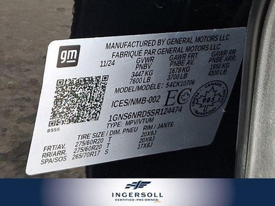 2025 Chevrolet Tahoe LT