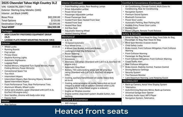 2025 Chevrolet Tahoe High Country