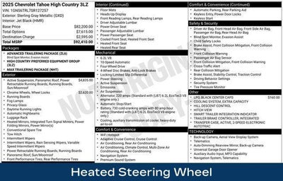 2025 Chevrolet Tahoe High Country