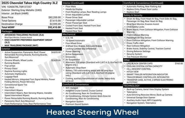 2025 Chevrolet Tahoe High Country