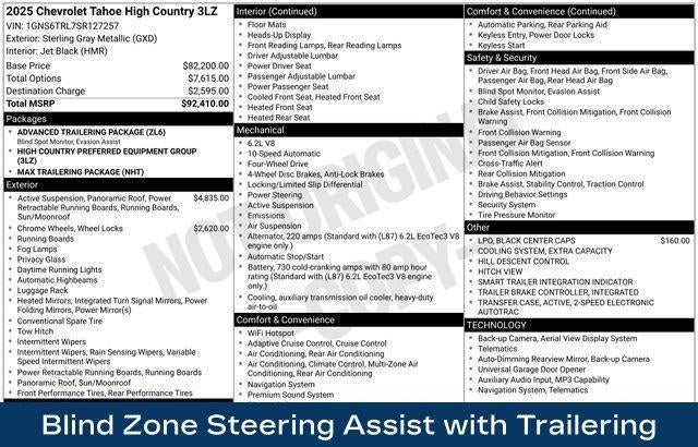 2025 Chevrolet Tahoe High Country