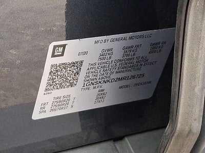 2021 Chevrolet Tahoe LT