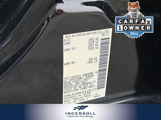 2022 Nissan Altima 2.5 SR