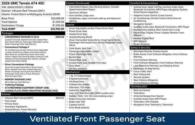 2026 GMC Terrain AT4