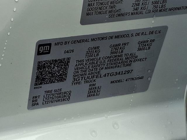 2026 GMC Sierra 1500 AT4X