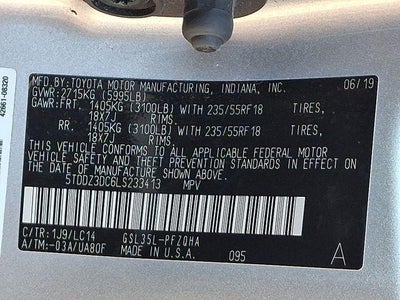 2020 Toyota Sienna XLE