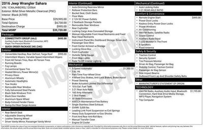 2016 Jeep Wrangler Sahara