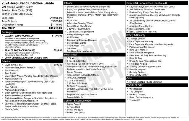 2024 Jeep Grand Cherokee Laredo 4x4