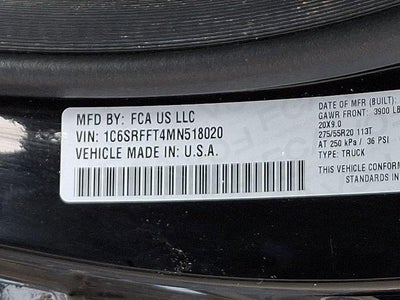 2021 RAM 1500 Big Horn Crew Cab 4x4 5'7" Box