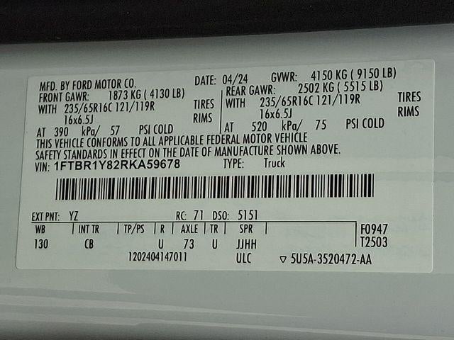 2024 Ford Transit Cargo Van Base