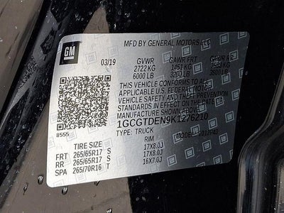 2019 Chevrolet Colorado 4WD Z71