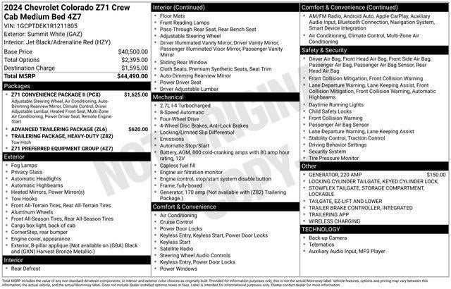 2024 Chevrolet Colorado Z71