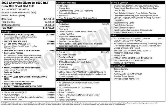 2023 Chevrolet Silverado 1500 RST