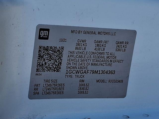 2021 Chevrolet Express Cargo 2500 Base