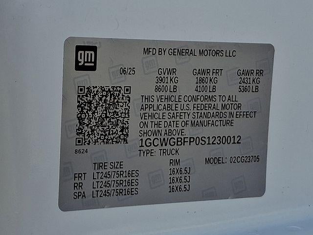 2025 Chevrolet Express Cargo 2500 Base