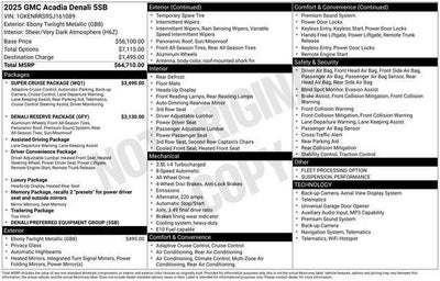 2025 GMC Acadia Denali