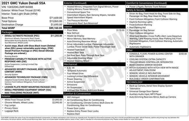 2021 GMC Yukon Denali