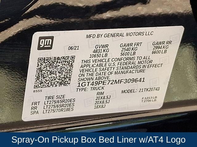 2021 GMC Sierra 2500 HD AT4
