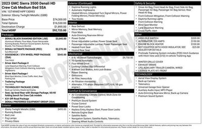 2023 GMC Sierra 3500 HD Denali