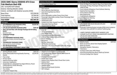 2026 GMC Sierra 2500 HD AT4