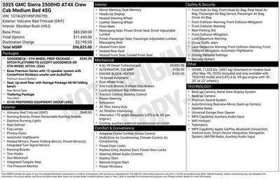 2025 GMC Sierra 2500 HD AT4X