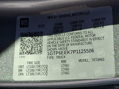 2023 GMC Canyon AT4X