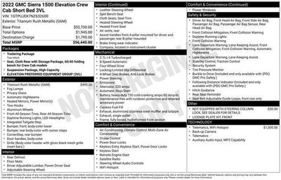 2022 GMC Sierra 1500 Elevation