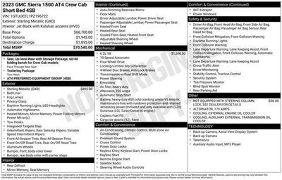 2023 GMC Sierra 1500 AT4