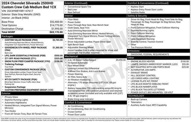 2024 Chevrolet Silverado 2500 HD Custom