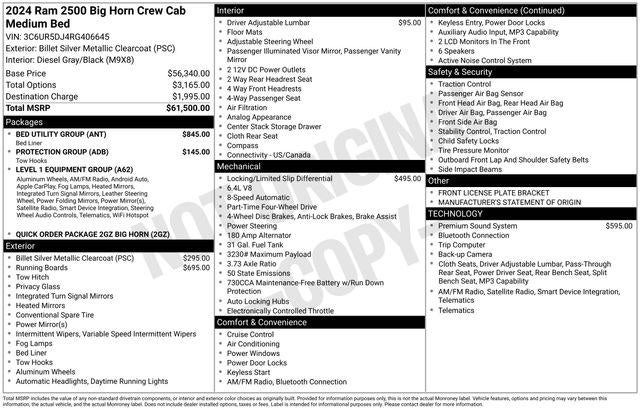 2024 RAM 2500 Big Horn