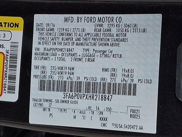 2017 Ford Fusion Sport