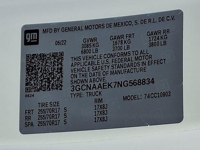 2022 Chevrolet Silverado 1500 WT