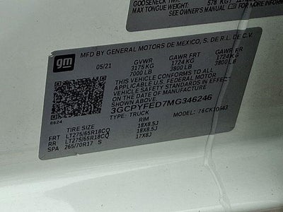 2021 Chevrolet Silverado 1500 LT Trail Boss