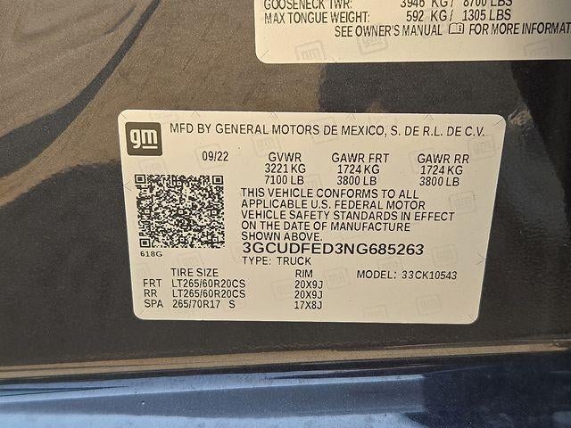 2022 Chevrolet Silverado 1500 LT Trail Boss