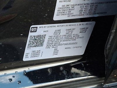 2025 Chevrolet Silverado 1500 Custom Trail Boss