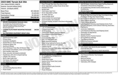 2023 GMC Terrain SLE