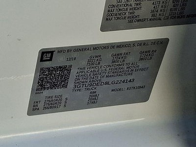 2020 GMC Sierra 1500 SLT