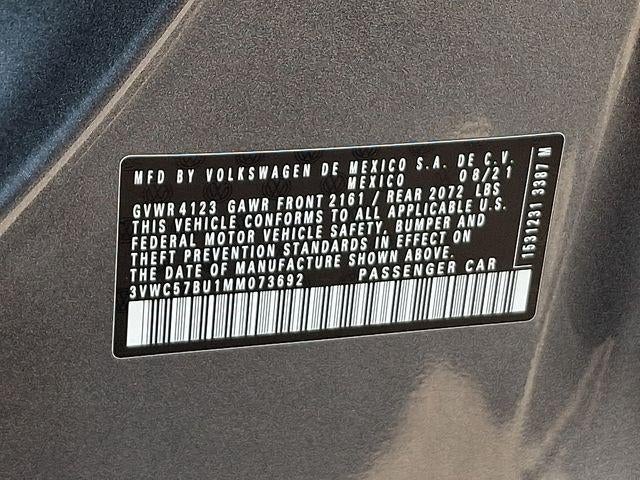 2021 Volkswagen Jetta 1.4T S