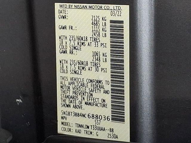 2022 Nissan Rogue SV