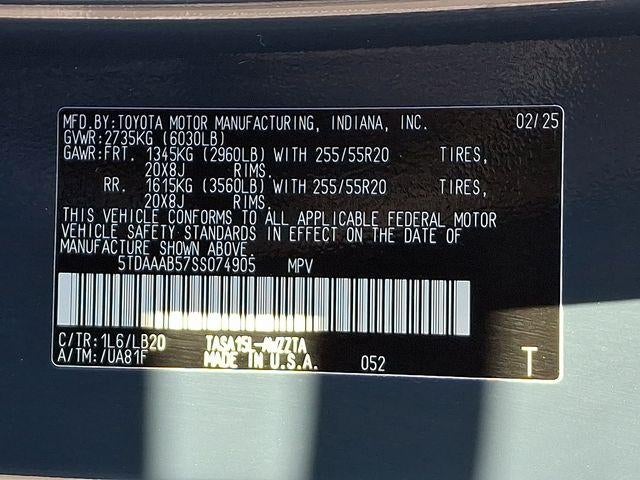 2025 Toyota Grand Highlander Platinum