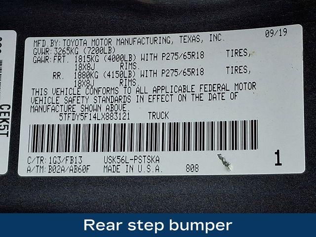 2020 Toyota Tundra SR5