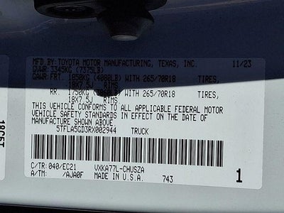 2024 Toyota Tundra SR5