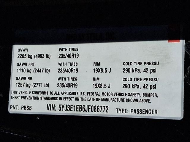 2018 Tesla Model 3 Long Range Battery