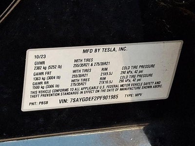 2023 Tesla Model Y Performance Dual Motor All-Wheel Drive