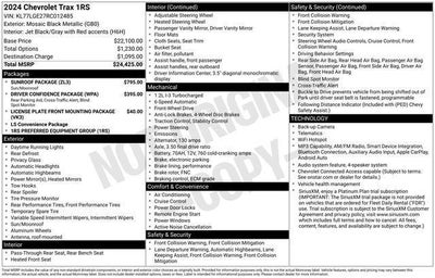2024 Chevrolet Trax 1RS
